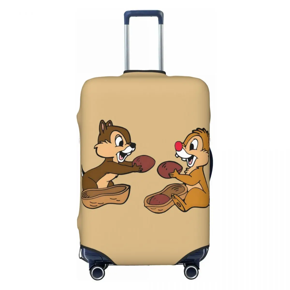 Custom Cute Funny Cartoon Chip And Dale Luggage Cover Protector Washable Travel Suitcase Covers 
Custom Cute Funny Cartoon Chip And Dale Luggage Cover Protector Washable Travel Suitcase Covers