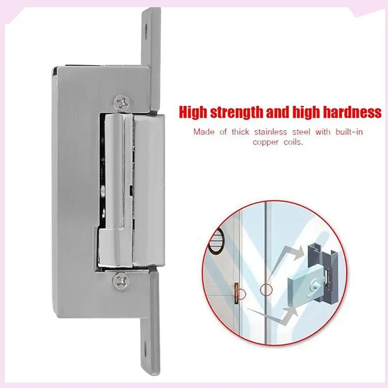 B24B 2X Electric Door Adjustable Lock-Tongue Secure Electric Strike Lock Double Unlock Mode NC/NO 12V Access Control System
B24B 2X Electric Door Adjustable Lock-Tongue Secure Electric Strike Lock Double Unlock Mode NC/NO 12V Access Control System