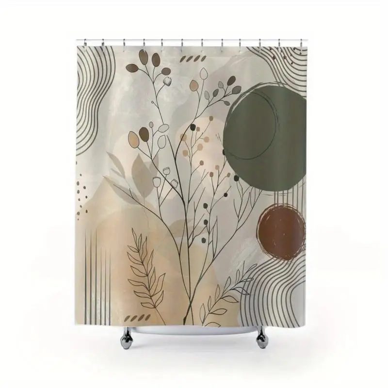 Boho Abstract Botanical Shower Curtain Earth Tone Beige Waterproof Bathroom Curtain Liner Modern Bohemian Decor for Home
Boho Abstract Botanical Shower Curtain Earth Tone Beige Waterproof Bathroom Curtain Liner Modern Bohemian Decor for Home