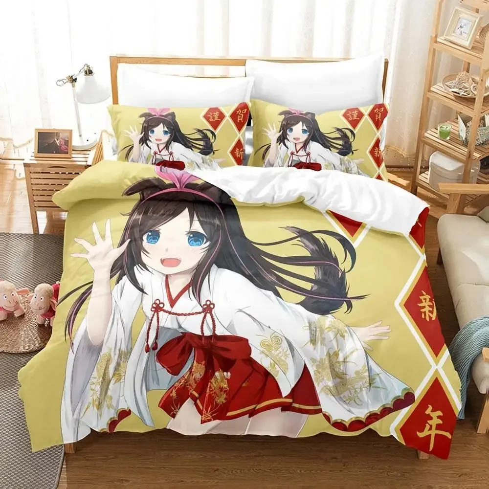 3d Printing anime Kawaii Girls Kizuna AI Bedding Set Single Twin Full Queen King Size Bed Set Adult Kid Bedroom Duvet cover Sets
3d Printing anime Kawaii Girls Kizuna AI Bedding Set Single Twin Full Queen King Size Bed Set Adult Kid Bedroom Duvet cover Sets