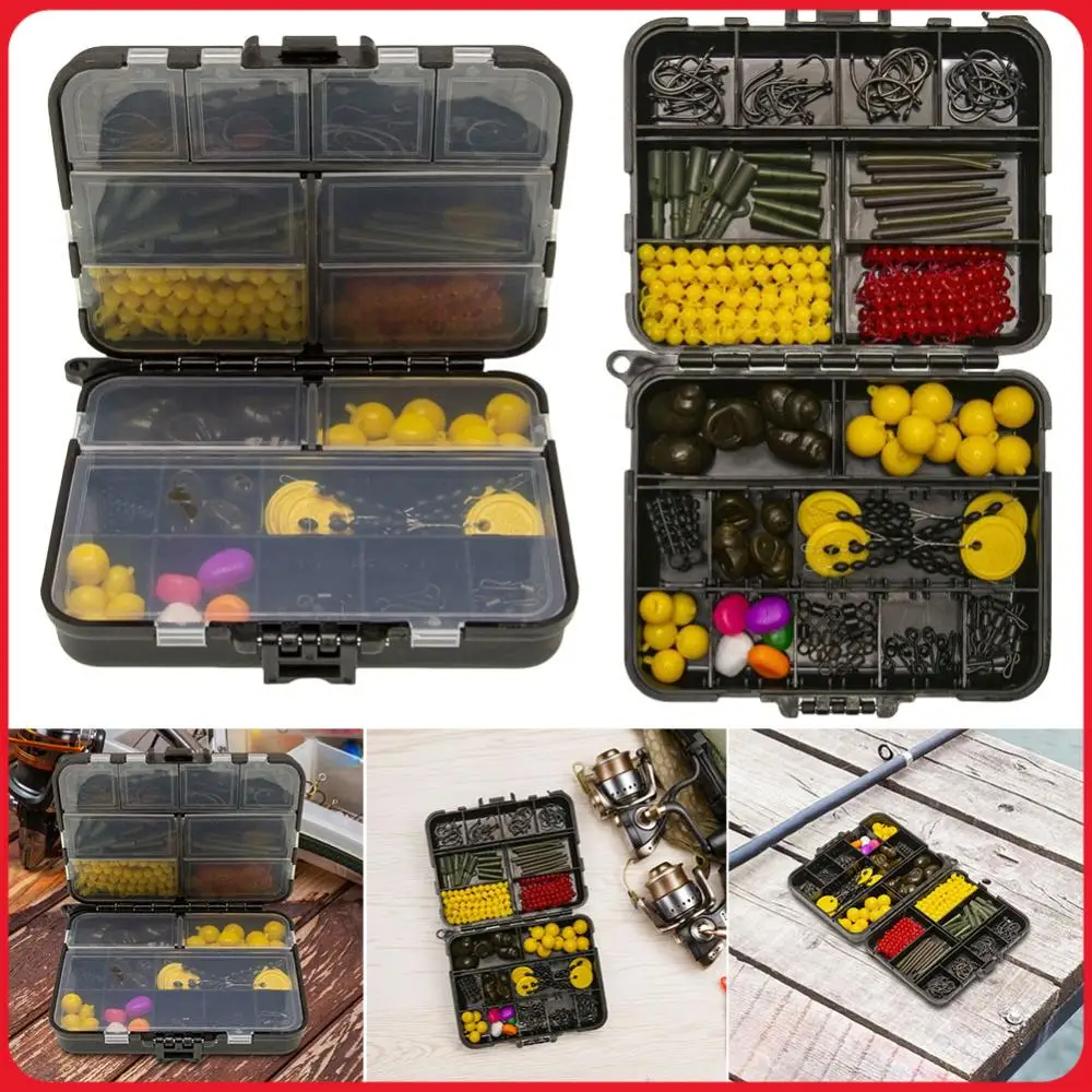 145Pcs Swivels Lures Carp Fishing Set Including Weights Sinkers Double Sided Fishing Box Kit Fishing Tools Accessories Complet
145Pcs Swivels Lures Carp Fishing Set Including Weights Sinkers Double Sided Fishing Box Kit Fishing Tools Accessories Complet