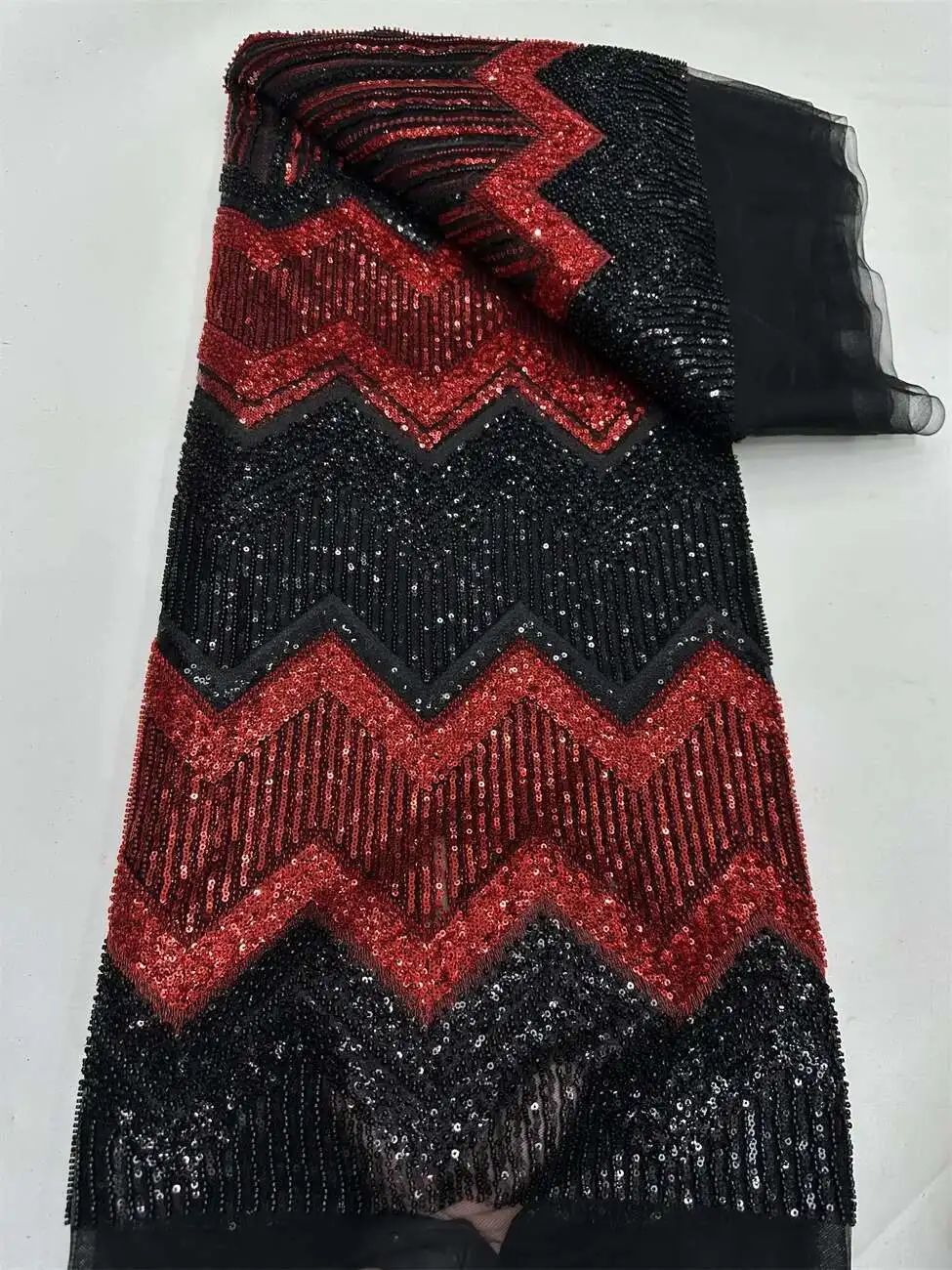 African Tulle Lace Fabric 2025 High Quality Nigeria Mesh Heavy Beads And Sequins Lace 5Yards French Net Lace For Women Dresses
African Tulle Lace Fabric 2025 High Quality Nigeria Mesh Heavy Beads And Sequins Lace 5Yards French Net Lace For Women Dresses