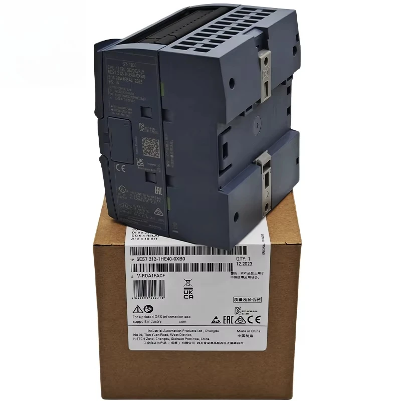 New Original Warehousestock Plc Programming Controller 6ES7212-1HE40-0XB0 6es72121he400xb0 CPU S7-1200 Series
New Original Warehousestock Plc Programming Controller 6ES7212-1HE40-0XB0 6es72121he400xb0 CPU S7-1200 Series
