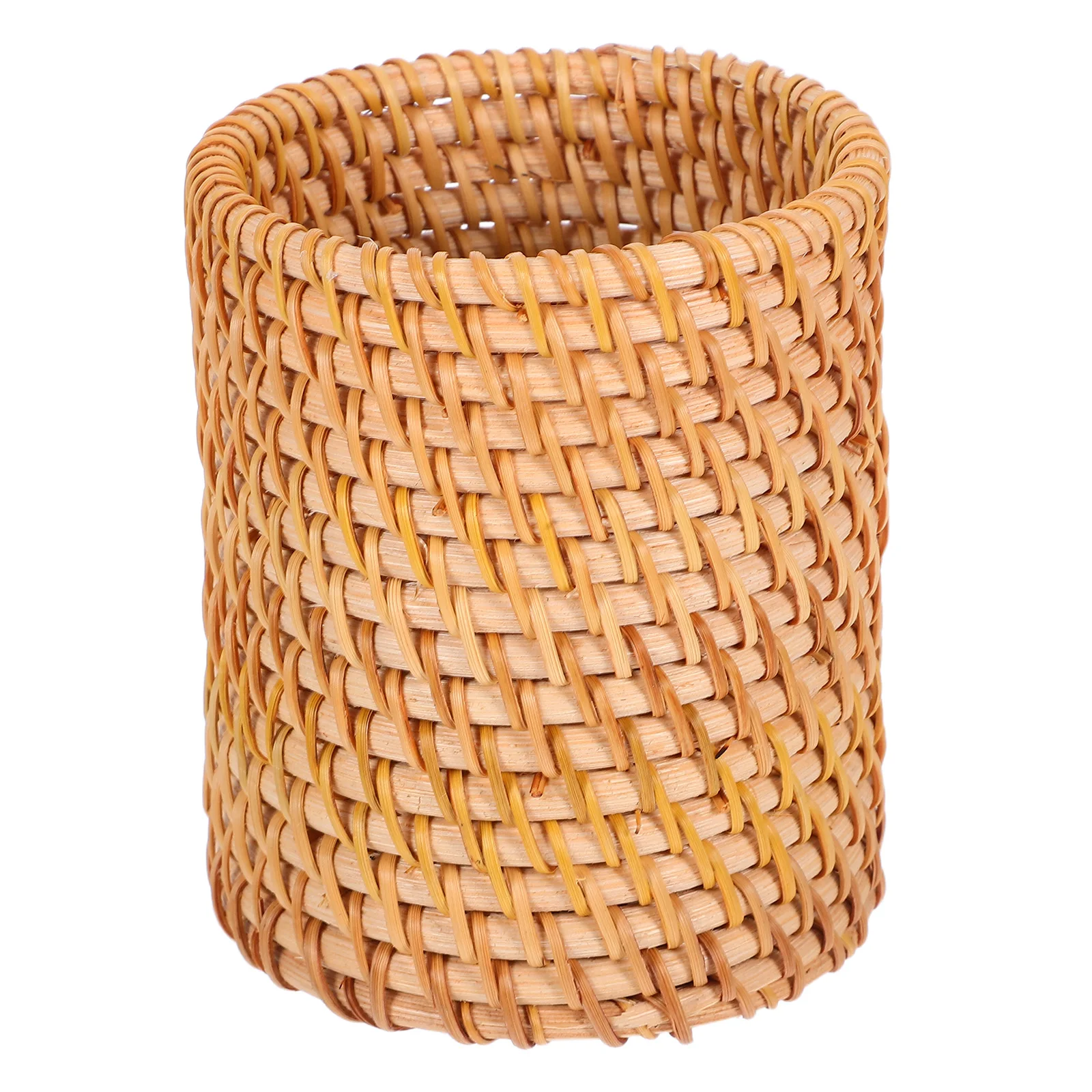 Retro Rattan Holder Desk Organizer Stationery Cup Breathable Pen Display Stand Material Vintage Design Office Supplies
Retro Rattan Holder Desk Organizer Stationery Cup Breathable Pen Display Stand Material Vintage Design Office Supplies