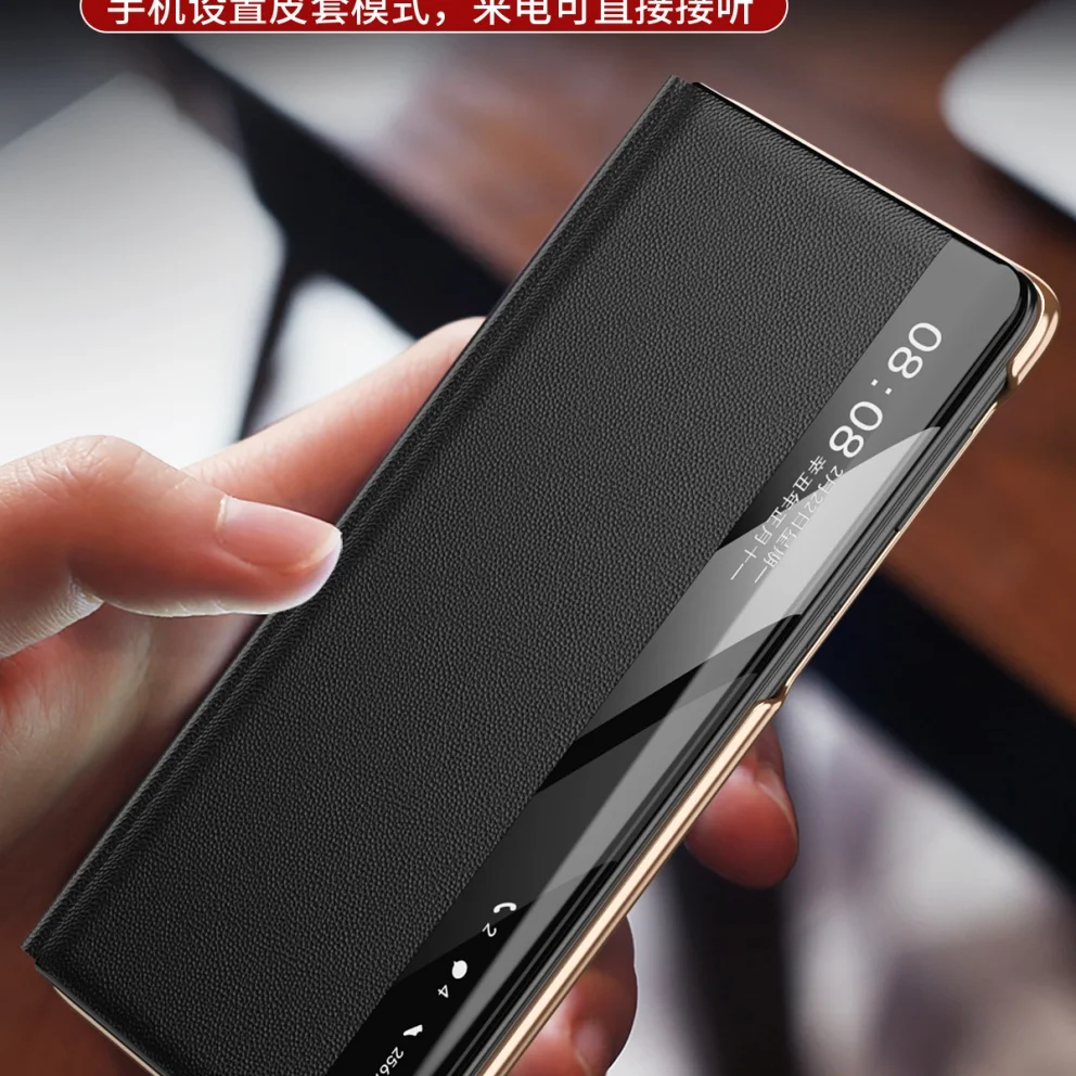 Premium Cowhide Leather Case For Huawei Mate X7 X6 X5 Window View Cover
Premium Cowhide Leather Case For Huawei Mate X7 X6 X5 Window View Cover
