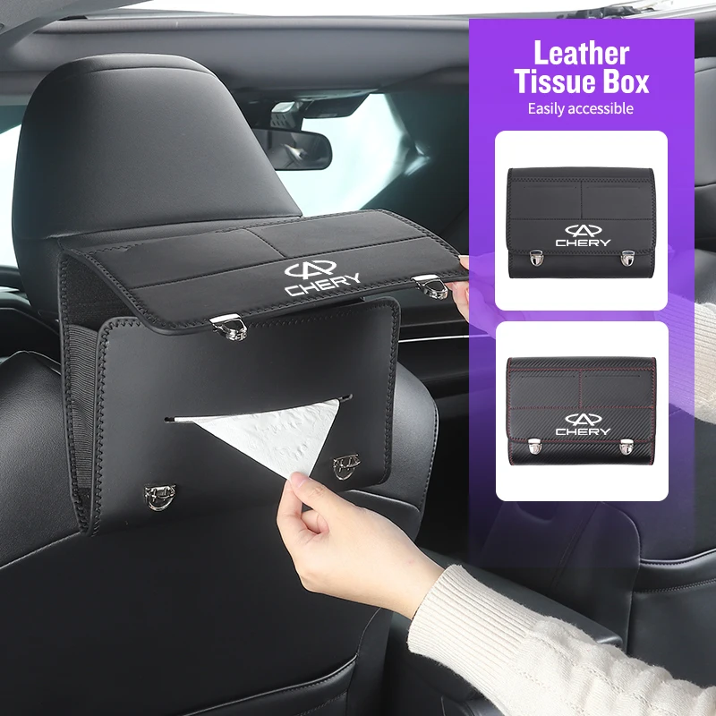 Leather Car SeatBack Storage Tissue Box Tissue Holder Accessories For Chery Fulwin QQ Tiggo 3 5 2 7 T11 A1 A3 A5 Amulet M11
Leather Car SeatBack Storage Tissue Box Tissue Holder Accessories For Chery Fulwin QQ Tiggo 3 5 2 7 T11 A1 A3 A5 Amulet M11