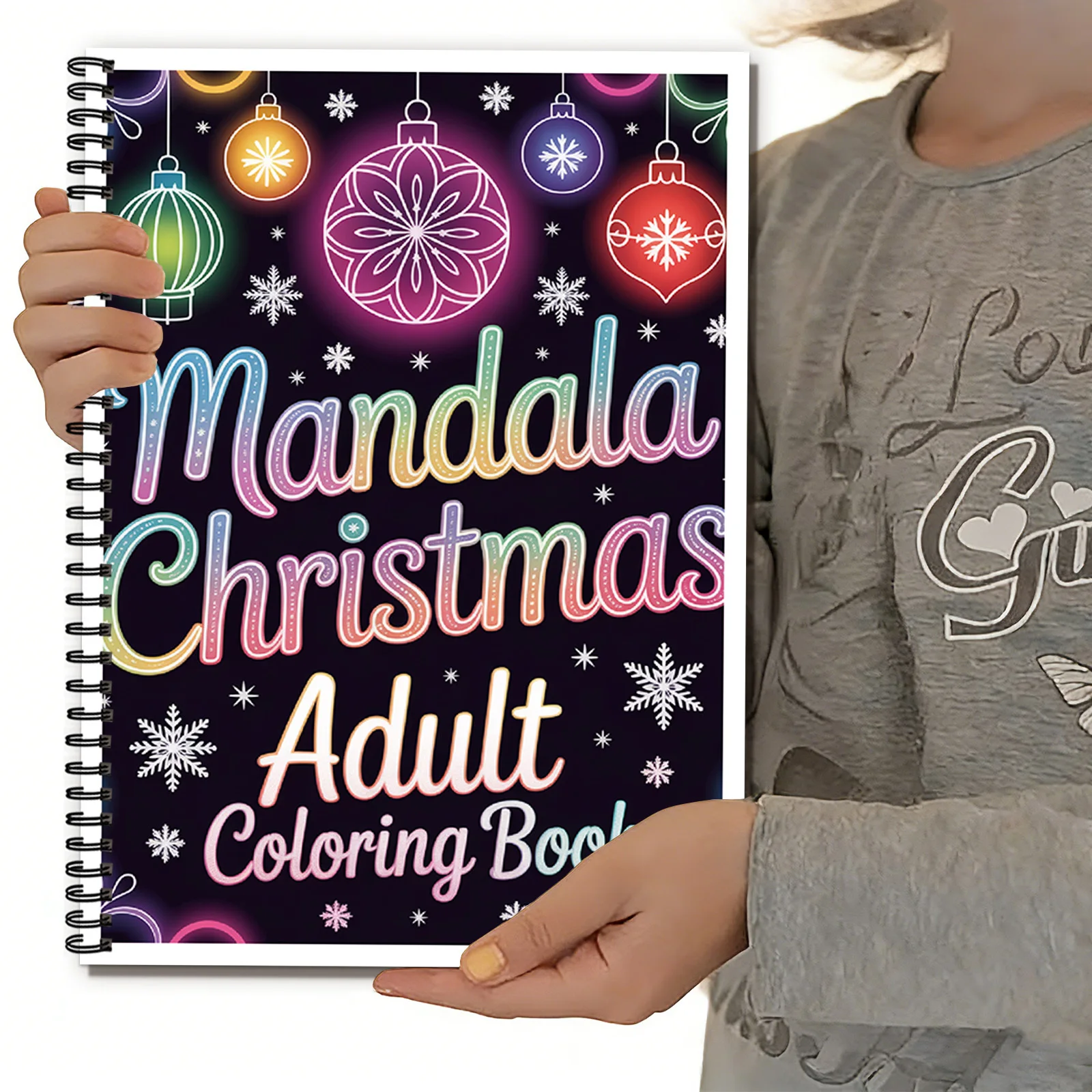 1 шт. книги для рисования, сверкающая снежинка Мандала, спиральная книжка-раскраска для взрослых с рождественской тематикой
1 шт. книги для рисования, сверкающая снежинка Мандала, спиральная книжка-раскраска для взрослых с рождественской тематикой