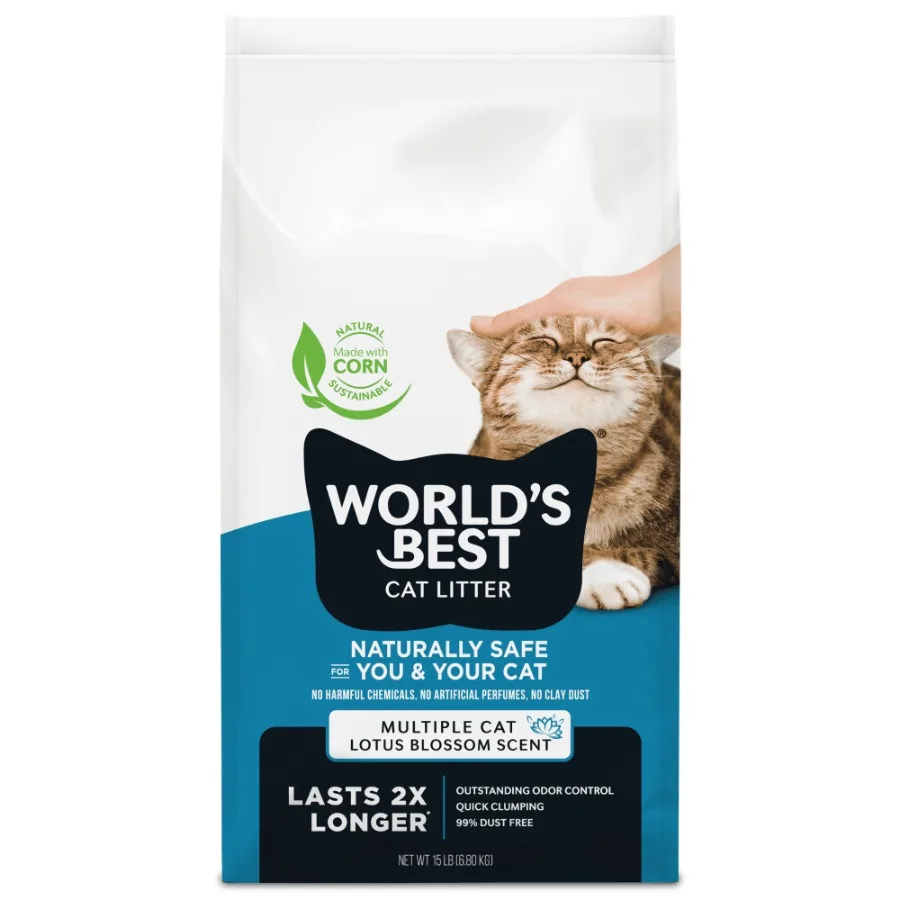 Multiple Cat Lotus Blossom Scented - Long-Lasting Odor Control, Natural Ingredients, Quick Clumping, Flushable, 99% Dust Free -
Multiple Cat Lotus Blossom Scented - Long-Lasting Odor Control, Natural Ingredients, Quick Clumping, Flushable, 99% Dust Free -