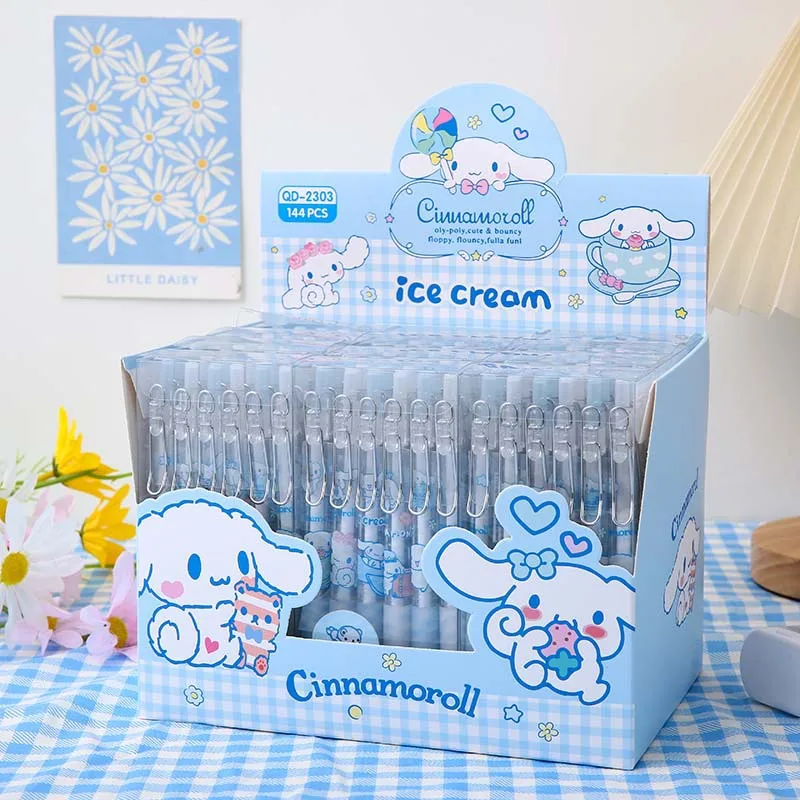 12pcs Sanrio Cinnamoroll Pencil Kawaii Anime Neutral pen 0.5 Stationery High Face Value Pencil for School Office Supplies
12pcs Sanrio Cinnamoroll Pencil Kawaii Anime Neutral pen 0.5 Stationery High Face Value Pencil for School Office Supplies
