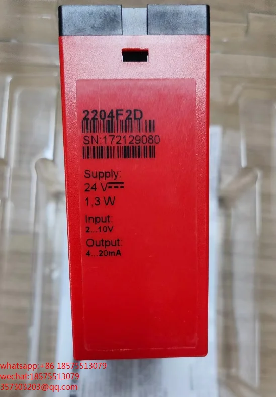 Изоляционный усилитель для PR 2204F2D 2204D 2204, абсолютно новый, со склада, 1 шт.
Изоляционный усилитель для PR 2204F2D 2204D 2204, абсолютно новый, со склада, 1 шт.