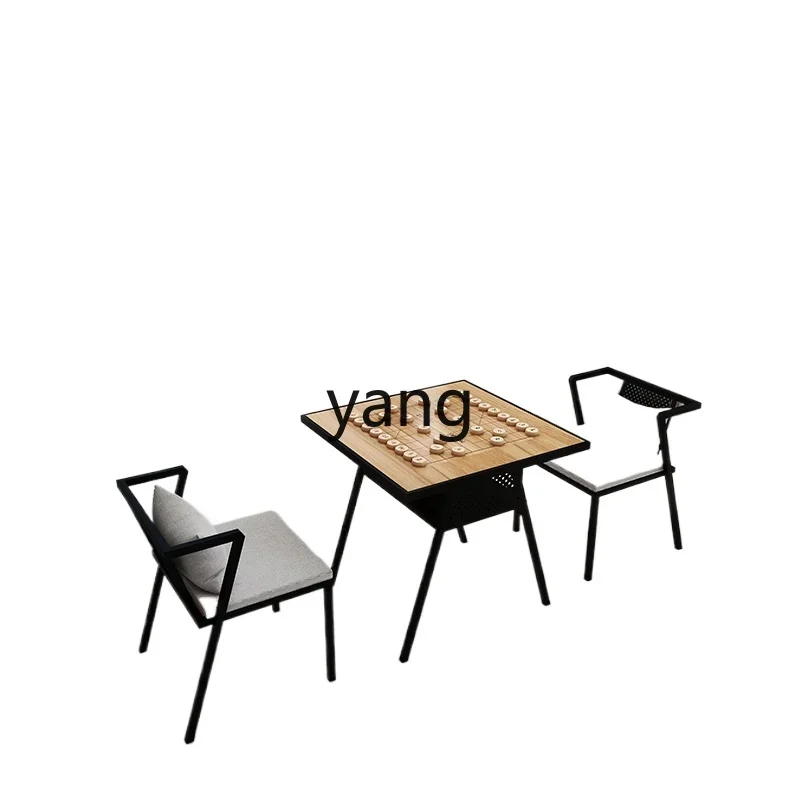 LTT Arrangement of chess and go table dual-purpose double-sided chessboard in overhead leisure area
LTT Arrangement of chess and go table dual-purpose double-sided chessboard in overhead leisure area