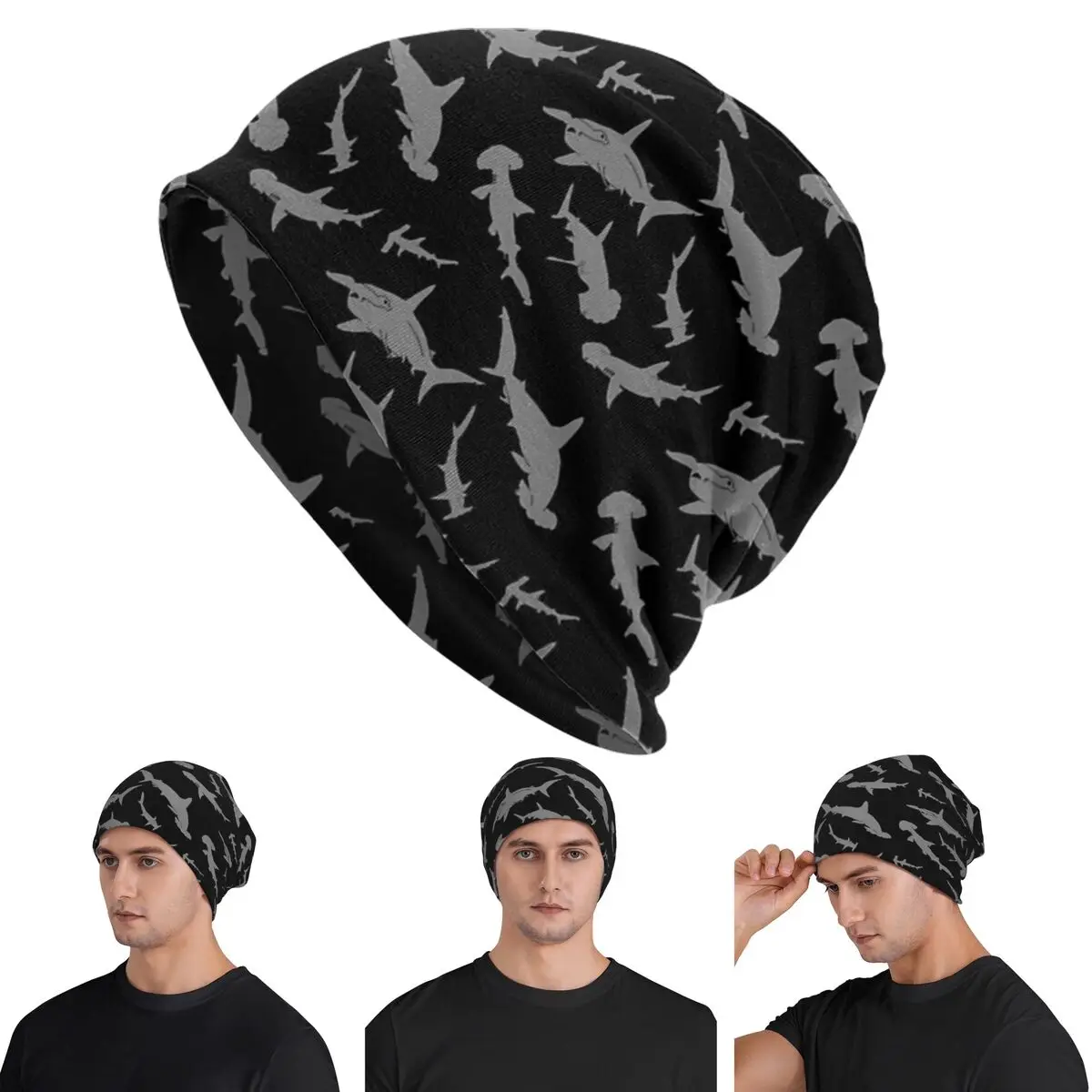 Шапки-бини Hammerhead Shark Pack с узором Skullies, теплая осенне-зимняя уличная шапка, вязаные шапки для мужчин, женщин и взрослых
Шапки-бини Hammerhead Shark Pack с узором Skullies, теплая осенне-зимняя уличная шапка, вязаные шапки для мужчин, женщин и взрослых