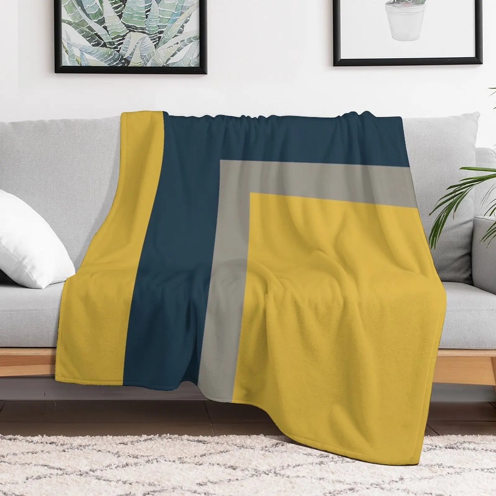 Half Frame Minimalist Geometric Pattern 2 in Mustard Yellow, Navy Blue, and Grey Throw Blanket sofa bed blankets ands Blankets
Half Frame Minimalist Geometric Pattern 2 in Mustard Yellow, Navy Blue, and Grey Throw Blanket sofa bed blankets ands Blankets