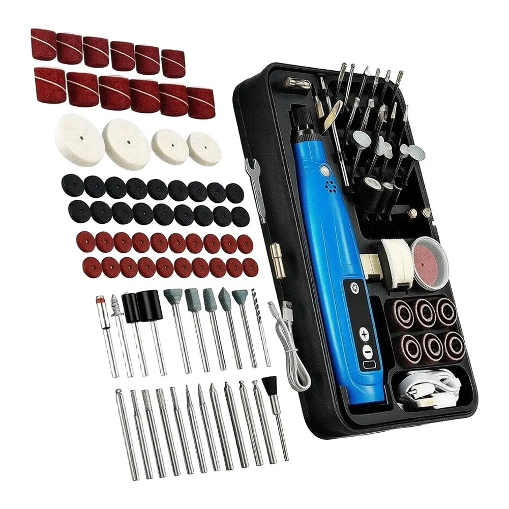 Cordless Rotary Tool Kit 5 Electric Grinder Small Handheld Polishing Machine With 100 Accessories For DIY Crafts Drilling Cuttin
Cordless Rotary Tool Kit 5 Electric Grinder Small Handheld Polishing Machine With 100 Accessories For DIY Crafts Drilling Cuttin