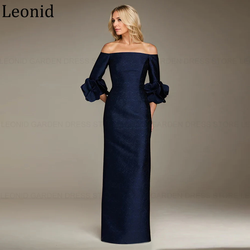 LEONID Elegant Sheath Satin Mother Of The Dresses 2025 Customized Off-Shoulder Wedding Party Dress Women Long Wedding Guest Gown
LEONID Elegant Sheath Satin Mother Of The Dresses 2025 Customized Off-Shoulder Wedding Party Dress Women Long Wedding Guest Gown