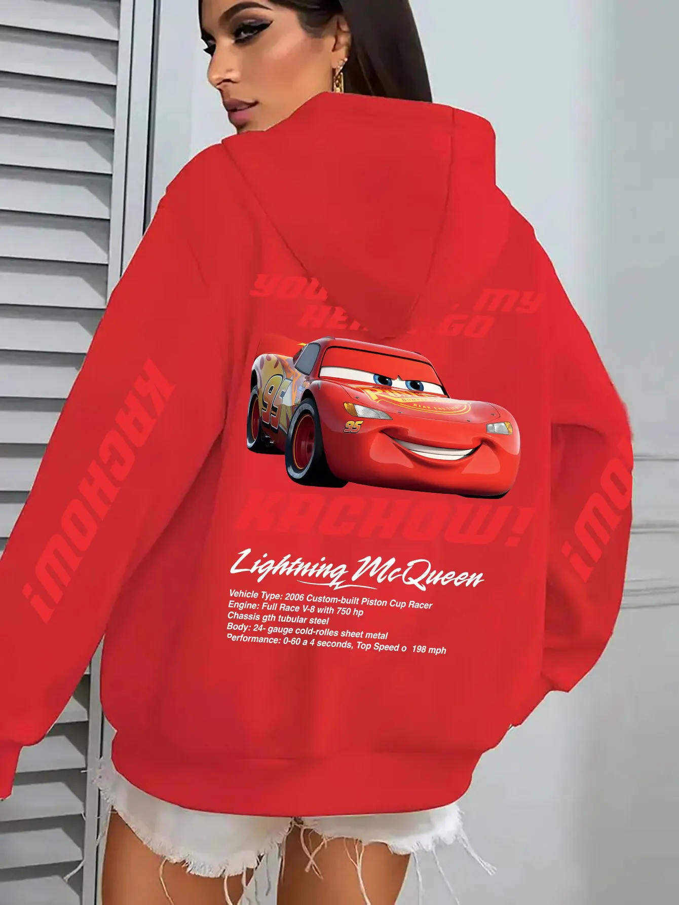Толстовка унисекс из хлопка и флиса с изображением автомобилей Диснея, красная, с улыбающимся гоночным автомобилем и принтом, карман-кенгуру, свободная посадка
Толстовка унисекс из хлопка и флиса с изображением автомобилей Диснея, красная, с улыбающимся гоночным автомобилем и принтом, карман-кенгуру, свободная посадка
