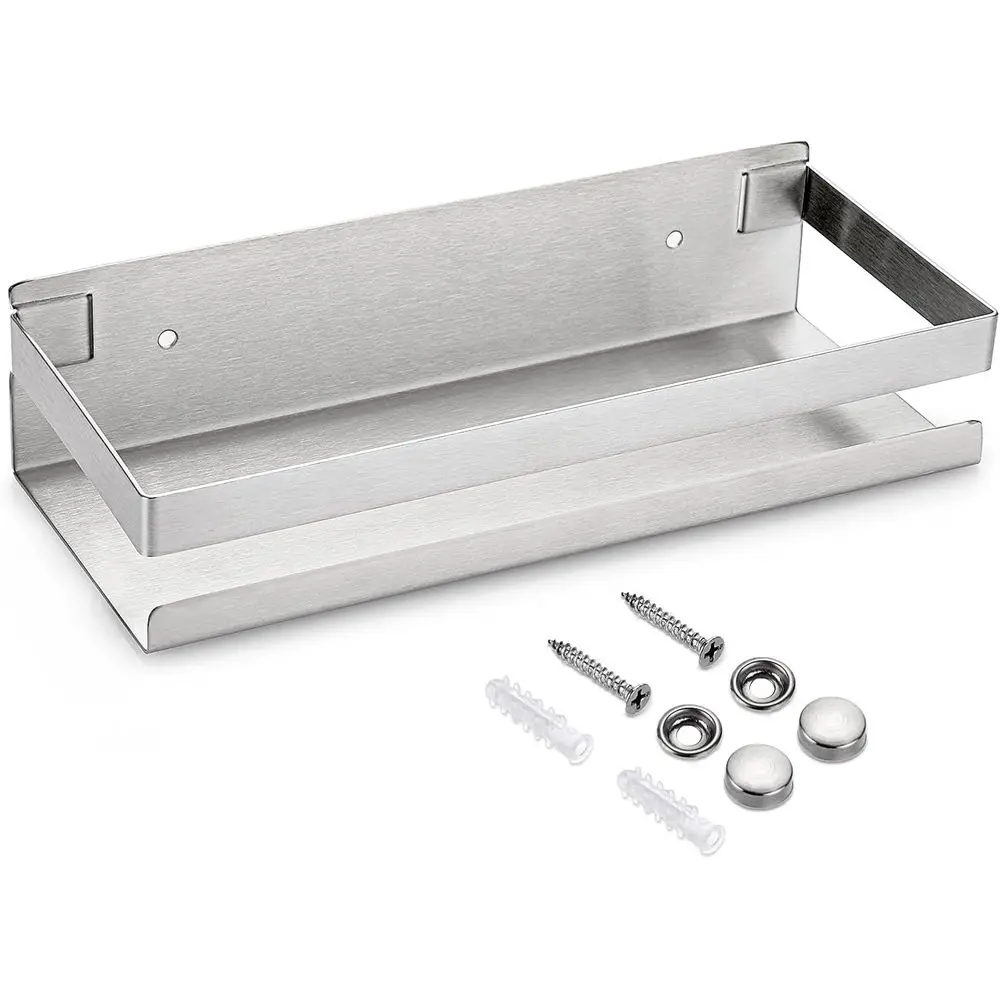 10 Inch Stainless Steel Shower Caddy with Basket, Rust-Proof Metal Bathroom Storage, Floating Wall-Mounted Shower Shelf (Silver)
10 Inch Stainless Steel Shower Caddy with Basket, Rust-Proof Metal Bathroom Storage, Floating Wall-Mounted Shower Shelf (Silver)