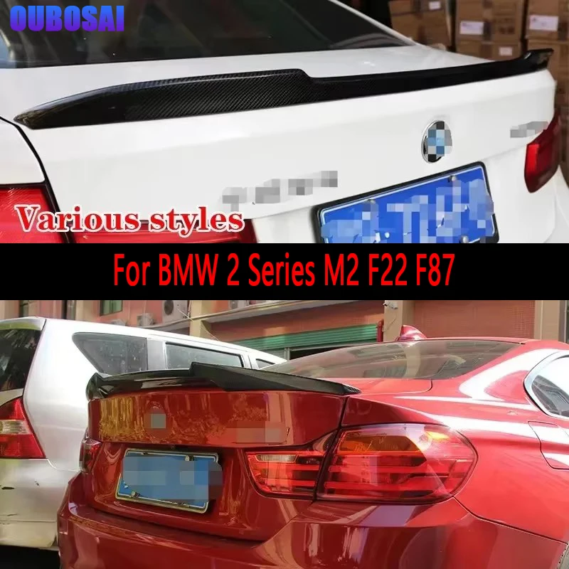 For BMW 2 Series M2 F22 F87 220i 230 Carbon Fiber Spoiler Shunt Rear Tail fins Duckbill Car Wing Retrofit the rear wing Upgrade
For BMW 2 Series M2 F22 F87 220i 230 Carbon Fiber Spoiler Shunt Rear Tail fins Duckbill Car Wing Retrofit the rear wing Upgrade