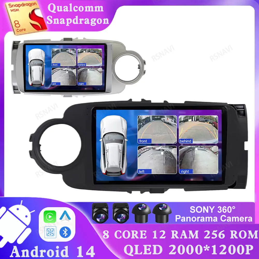 Android 14 For Toyota Yaris 2012 2013 2014 - 2017 Multimedia Car Radio NAVI Carplay Auto BT Viedo Player 5G WIFI DSP 4G LTE GPS
Android 14 For Toyota Yaris 2012 2013 2014 - 2017 Multimedia Car Radio NAVI Carplay Auto BT Viedo Player 5G WIFI DSP 4G LTE GPS