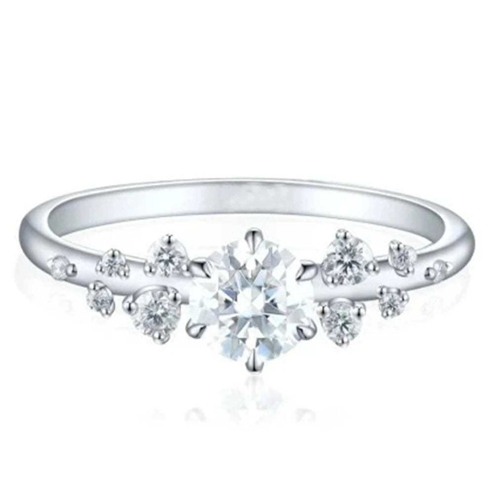 HELON Sterling Silver 925 6mm Round Semi Mount Pave Natural Diamonds Ring Vintage & Antique Engagement Ring Women Fine Jewelry
HELON Sterling Silver 925 6mm Round Semi Mount Pave Natural Diamonds Ring Vintage & Antique Engagement Ring Women Fine Jewelry