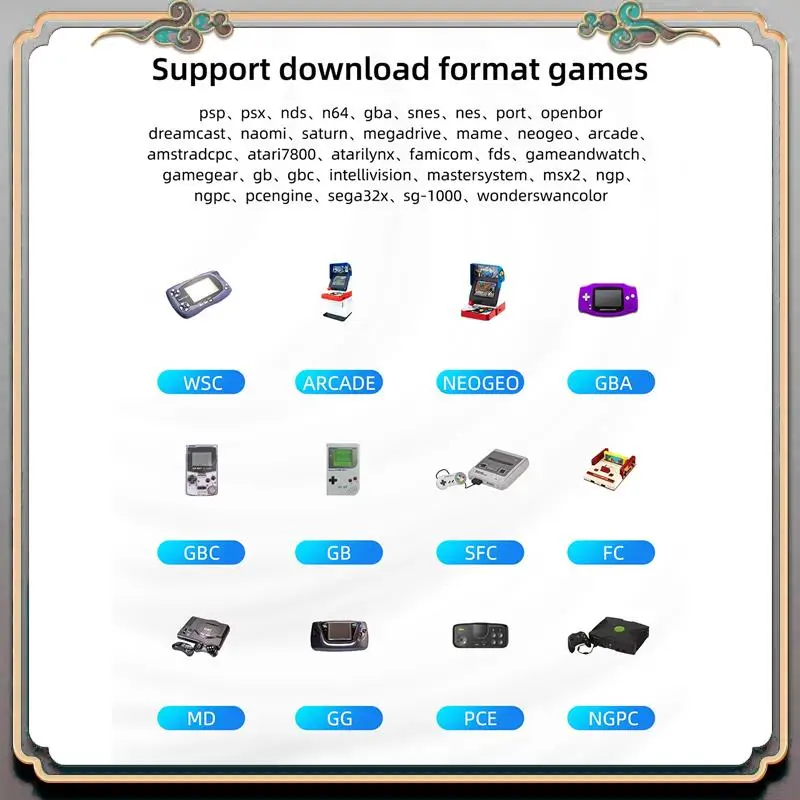 A46M-XU10 Game Console 3.5 Inch IPS Screen 256G Arcade Retro Dual Joystick 3D Game Player RK3326S 64Bit 3000Mah
A46M-XU10 Game Console 3.5 Inch IPS Screen 256G Arcade Retro Dual Joystick 3D Game Player RK3326S 64Bit 3000Mah