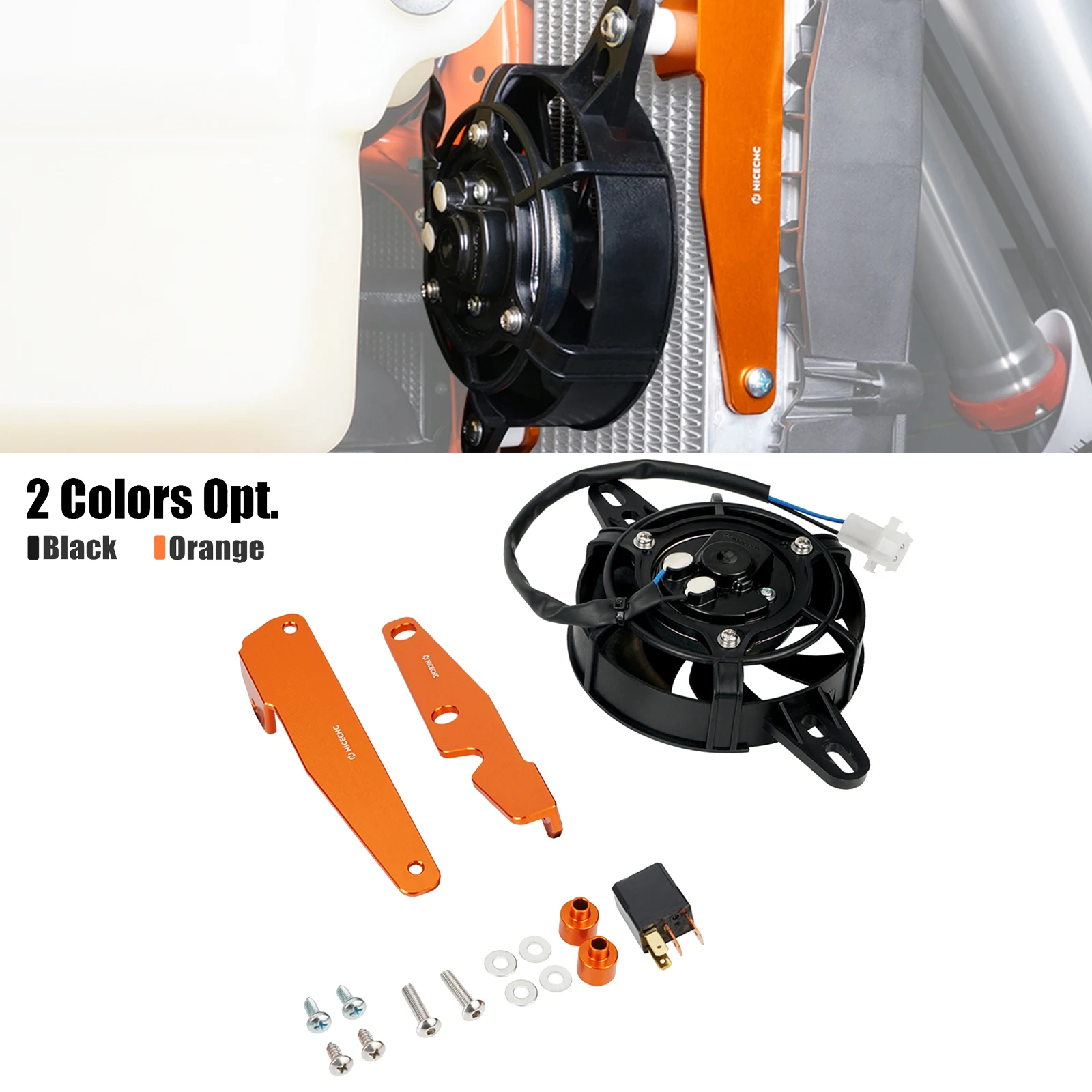 NICECNC For KTM EXC 300 EXC250 EXCF 350 EXC 450 XCW 2017-2023 SX125 SXF 450 TPI Six Days 2017-2022 Electric Radiator Cooling Fan
NICECNC For KTM EXC 300 EXC250 EXCF 350 EXC 450 XCW 2017-2023 SX125 SXF 450 TPI Six Days 2017-2022 Electric Radiator Cooling Fan