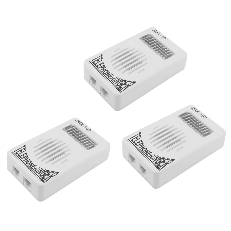 3X RJ11 Adapter Louder Telephone Ring Flash Amplifier Ringer For Landline Telephone
3X RJ11 Adapter Louder Telephone Ring Flash Amplifier Ringer For Landline Telephone