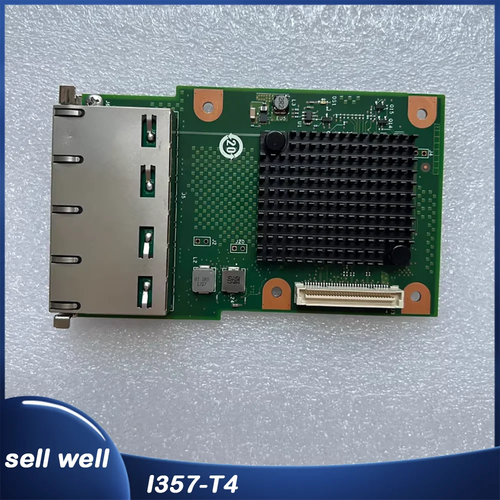 Четырехпортовая сетевая карта OCP I357-T4
Четырехпортовая сетевая карта OCP I357-T4