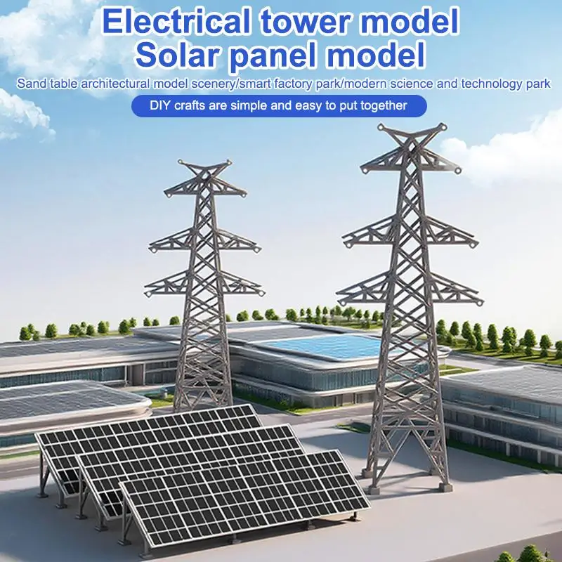 ●Mini Model Electric Power Tower 1:100/1:150 ABS High Voltage Tower Modeling Railway Train Sand Table Scene Layout Assembly Toy
●Mini Model Electric Power Tower 1:100/1:150 ABS High Voltage Tower Modeling Railway Train Sand Table Scene Layout Assembly Toy