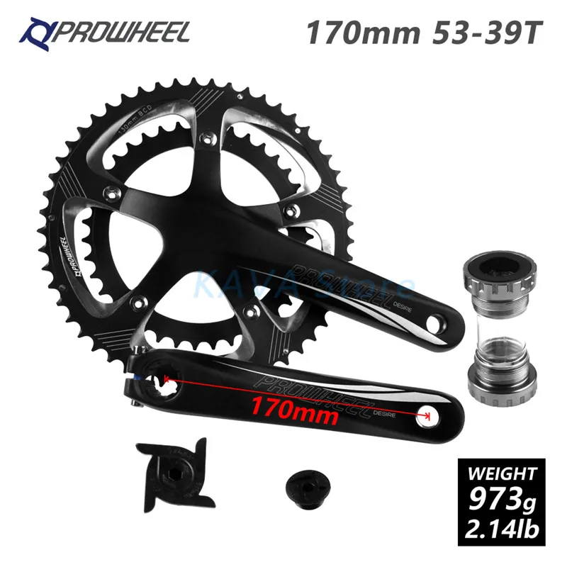 Коленчатый вал для шоссейного велосипеда PROWHEEL 39-53T 621, коленчатый вал из алюминиевого сплава 9/10/11, звездочка скорости, коленчатый вал, запасные части, содержащие BB
Коленчатый вал для шоссейного велосипеда PROWHEEL 39-53T 621, коленчатый вал из алюминиевого сплава 9/10/11, звездочка скорости, коленчатый вал, запасные части, содержащие BB