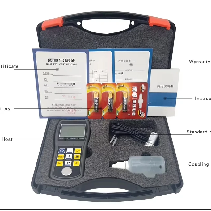 3Q CS100 Portable Ultrasonic Thickness Gauge for Metal Stainless Steel Factory Price
3Q CS100 Portable Ultrasonic Thickness Gauge for Metal Stainless Steel Factory Price