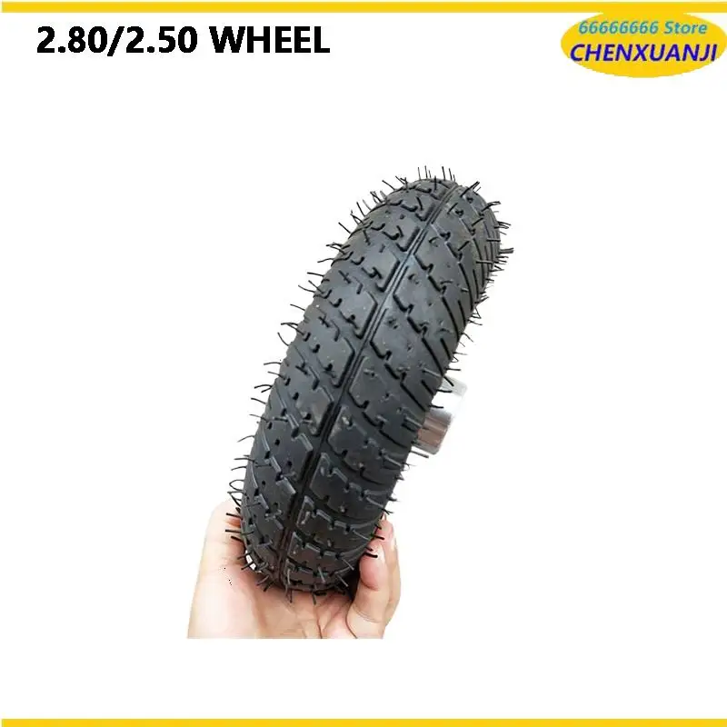 All-terrain 9" 2.80/2.50-4 and 8" 2.50-4 pneumatic tires with wheels for skateboard cart
All-terrain 9" 2.80/2.50-4 and 8" 2.50-4 pneumatic tires with wheels for skateboard cart