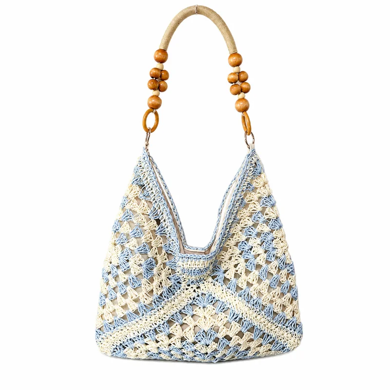 Women Straw Tote Bag Large Capacity Summer Beach Vacation Woven Shoulder Handbag Casual Commuter Bag
Women Straw Tote Bag Large Capacity Summer Beach Vacation Woven Shoulder Handbag Casual Commuter Bag