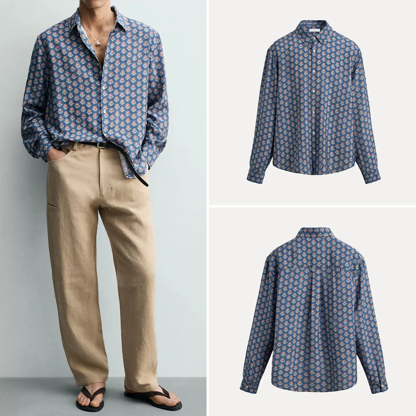 Men's Casual Style Long Sleeve Shirt Summer 2026 Loose Fit Floral Print Drapey Fashion Casual Wear 100% Other Material
Men's Casual Style Long Sleeve Shirt Summer 2026 Loose Fit Floral Print Drapey Fashion Casual Wear 100% Other Material