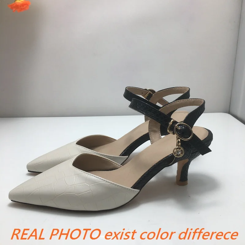 ORCHALISA Sexy Women Sandals Pointed Toe Thin Heels 6cm Buckle Strap Size 41 42 43 Mixed Color Fashion Dating Female Shoes
ORCHALISA Sexy Women Sandals Pointed Toe Thin Heels 6cm Buckle Strap Size 41 42 43 Mixed Color Fashion Dating Female Shoes