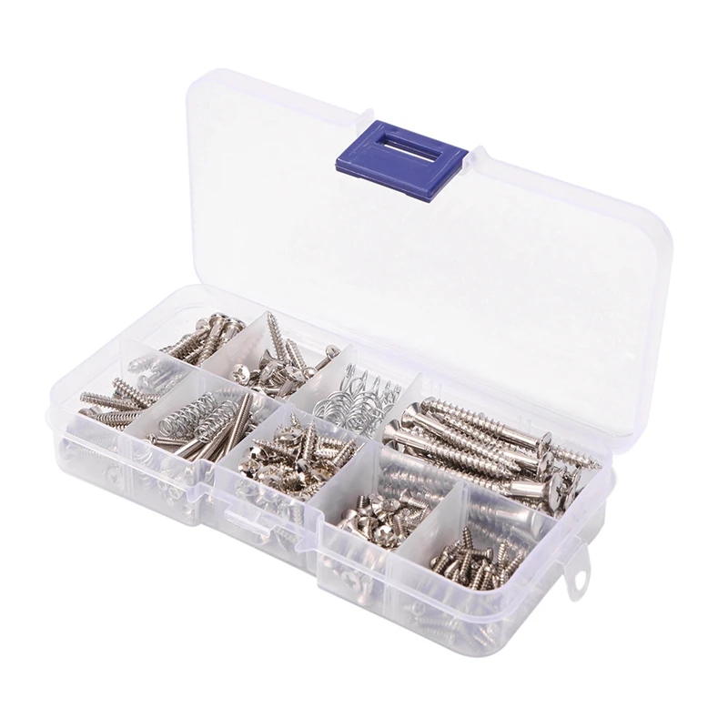 226Pcs Electric Guitar Screws Kit For Pickguard Back Plate Mount Bolt Tool Musical Instruments Part
226Pcs Electric Guitar Screws Kit For Pickguard Back Plate Mount Bolt Tool Musical Instruments Part