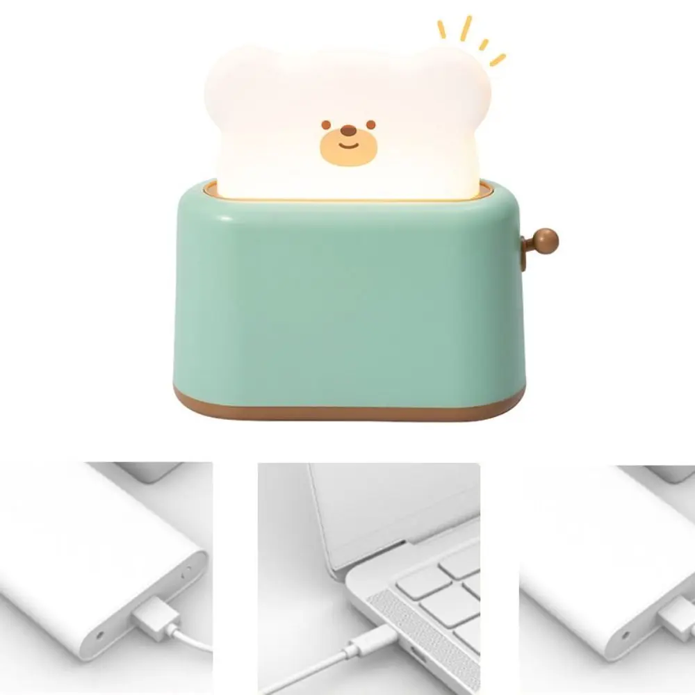 Mini Bread Night Light Lovely Bear Warm Light Table Decoration Infinite Dimming USB Power Atmosphere Light Party
Mini Bread Night Light Lovely Bear Warm Light Table Decoration Infinite Dimming USB Power Atmosphere Light Party