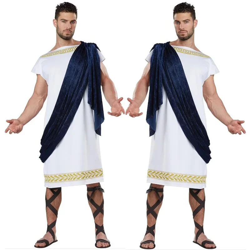 Men's Ancient Greek God Halloween Party Costume Cosplay Skirts Knight Warrior Theatrical Performance Outfit
Men's Ancient Greek God Halloween Party Costume Cosplay Skirts Knight Warrior Theatrical Performance Outfit
