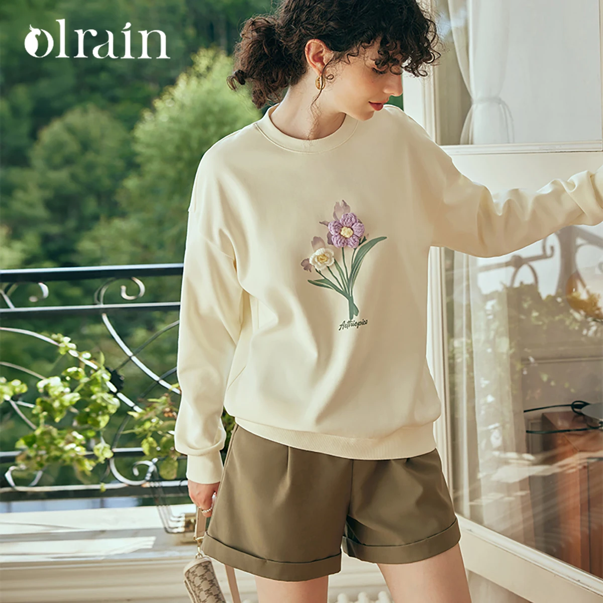 OLrain Long-Sleeved Crew Neck Women's Early Autumn 2025 New Loose Three-dimensional Hand-Hooked Pullover Top O23QR83911
OLrain Long-Sleeved Crew Neck Women's Early Autumn 2025 New Loose Three-dimensional Hand-Hooked Pullover Top O23QR83911