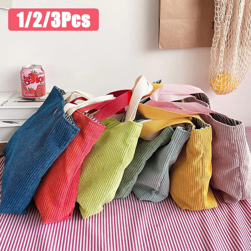 1/2/3Pcs Small Lunch Bag Corduroy Lunch Box Picnic Tote Small Handbag Dinner Container Food Storage Bags
1/2/3Pcs Small Lunch Bag Corduroy Lunch Box Picnic Tote Small Handbag Dinner Container Food Storage Bags