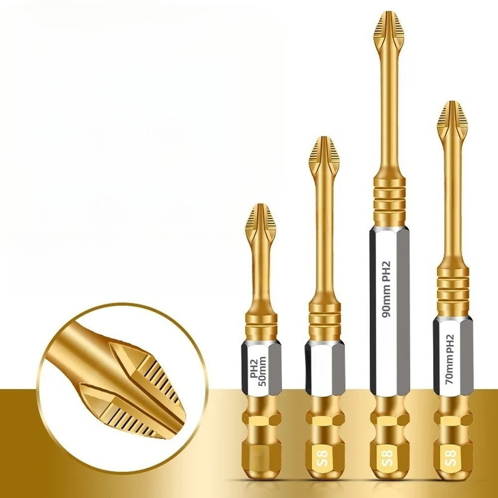 1set S8 Titanium Nitride Coated Anti Slip High Hardness Screwdriver Bit For Electric Drill Power Tools Accessories
1set S8 Titanium Nitride Coated Anti Slip High Hardness Screwdriver Bit For Electric Drill Power Tools Accessories