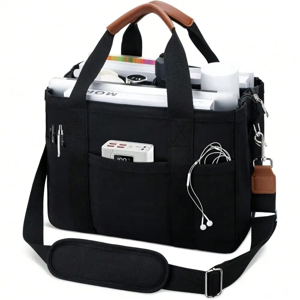 Women's Stylish Multi-Pocket Canvas Tote - Durable Spacious Organized Single Shoulder Messenger Bag
Women's Stylish Multi-Pocket Canvas Tote - Durable Spacious Organized Single Shoulder Messenger Bag