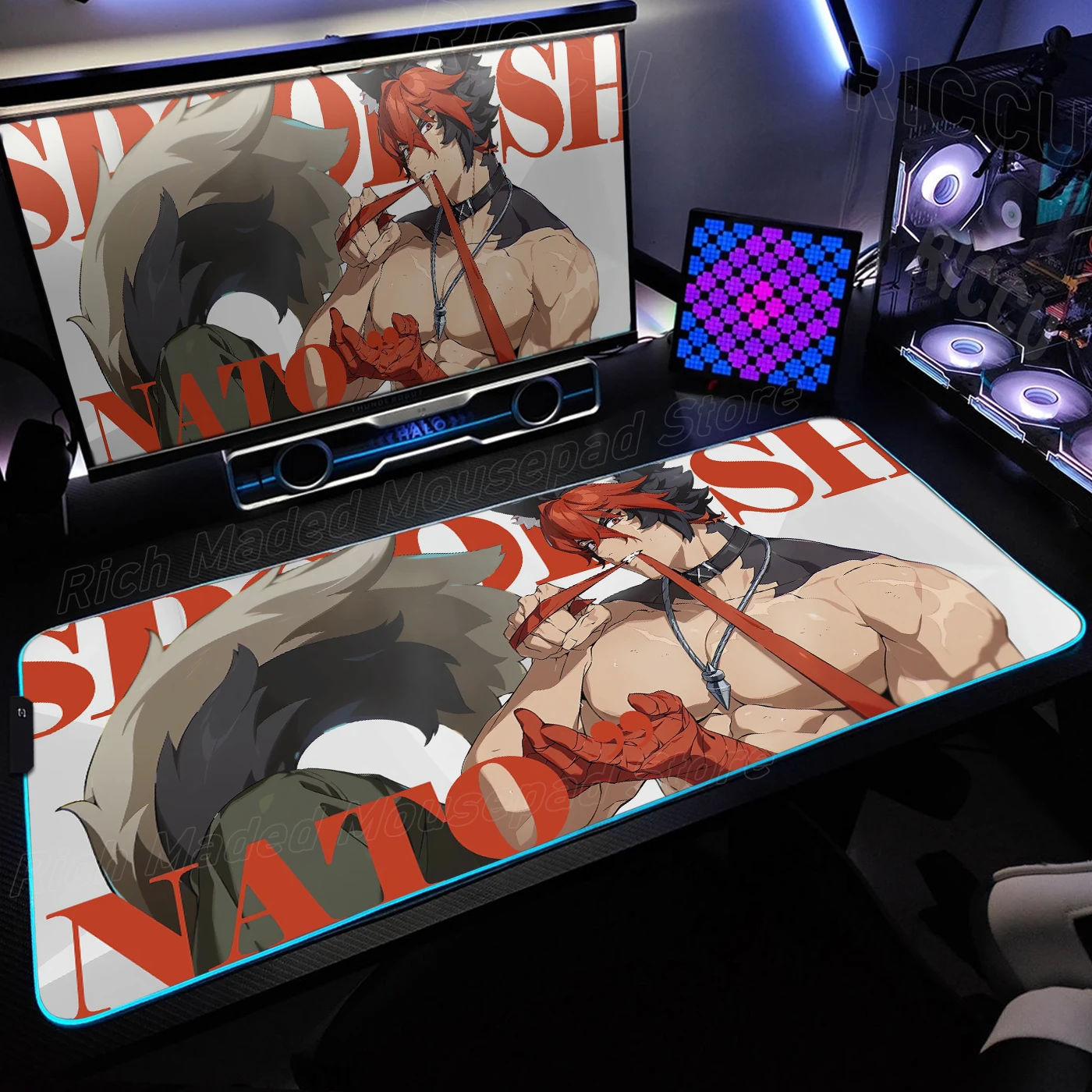 Большой коврик для мыши в стиле аниме ZZZ RGB Zenless Zone Zero Komano Manato Коврик для мыши XXL Компьютерный светодиодный настольный коврик Аксессуары для игровой клавиатуры Коврик
Большой коврик для мыши в стиле аниме ZZZ RGB Zenless Zone Zero Komano Manato Коврик для мыши XXL Компьютерный светодиодный настольный коврик Аксессуары для игровой клавиатуры Коврик