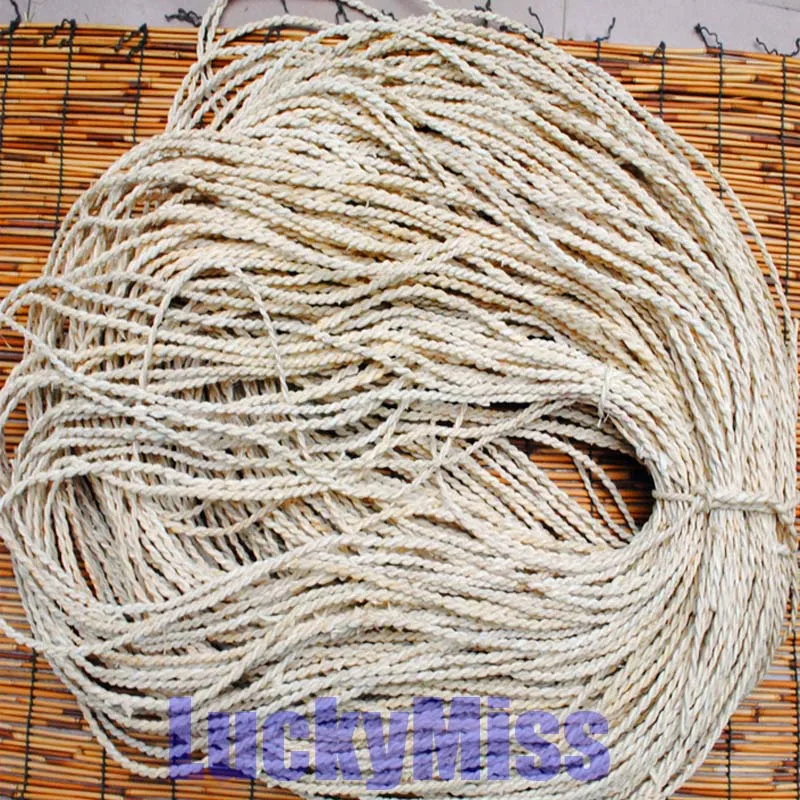 25 Meters Natural Two-Strand Corn Husk Rope Hand Twisted Straw Rope Pet Chew Rope DIY Weaving Craft Material
25 Meters Natural Two-Strand Corn Husk Rope Hand Twisted Straw Rope Pet Chew Rope DIY Weaving Craft Material