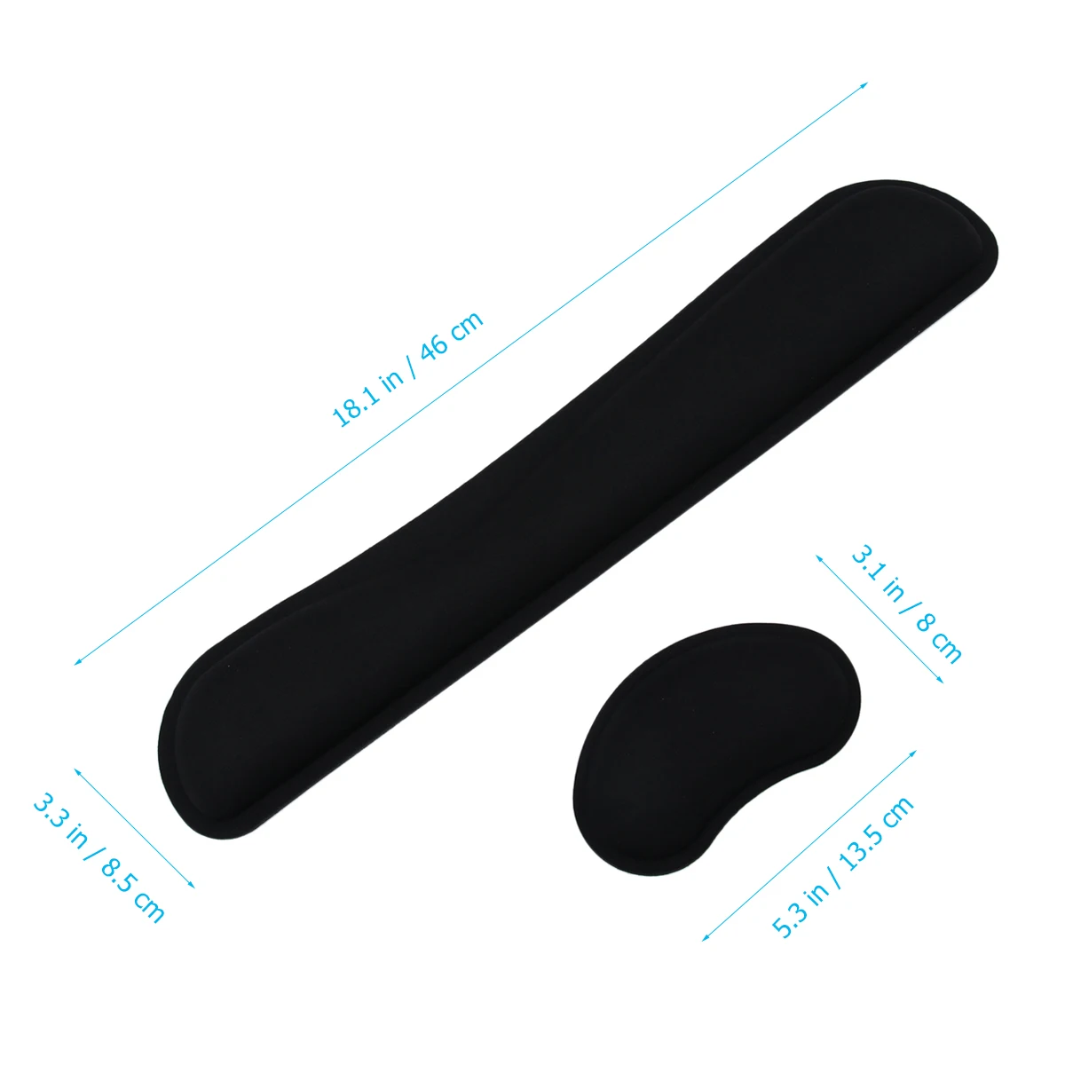 2 set 2 Sets Wrist Pad Keyboard Mouse Ergonomic Cushion Non Slip Rubber Bottom Memory Cloth Stability Comfort Protect
2 set 2 Sets Wrist Pad Keyboard Mouse Ergonomic Cushion Non Slip Rubber Bottom Memory Cloth Stability Comfort Protect