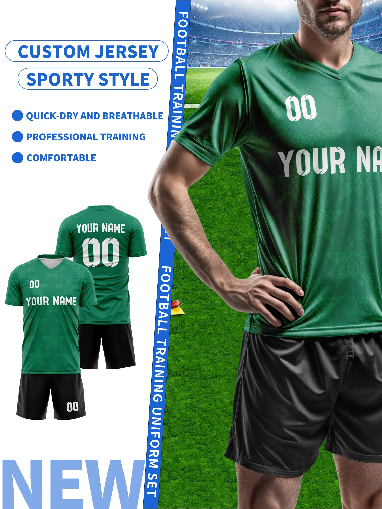 Спортивные футболки с V-образным вырезом для мужчин и женщин 2026 года с индивидуальным именем и номером, быстросохнущие, модные, с технологией сублимации
Спортивные футболки с V-образным вырезом для мужчин и женщин 2026 года с индивидуальным именем и номером, быстросохнущие, модные, с технологией сублимации