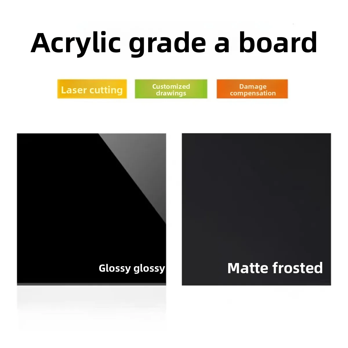 Black Circular Acrylic Board, Organic Glass Board, Photography Background Board, Customized
Black Circular Acrylic Board, Organic Glass Board, Photography Background Board, Customized