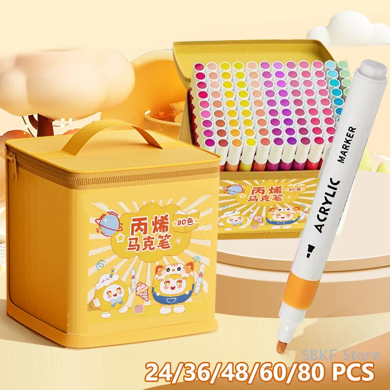 24/36/48/60/80Pcs Marker Pen Children's Waterproof Overlapping Color Diy Art Special Watercolor Pen Can Be Washed
24/36/48/60/80Pcs Marker Pen Children's Waterproof Overlapping Color Diy Art Special Watercolor Pen Can Be Washed