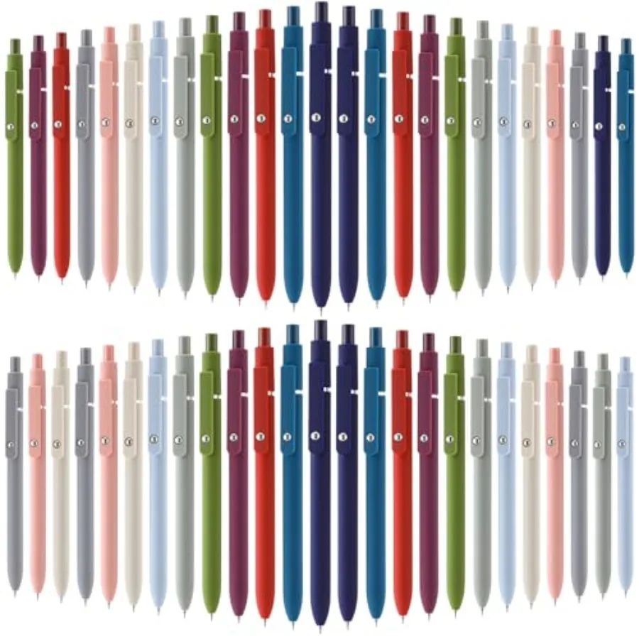 50 Pcs Gel Ink Pens Bulk Retractable Ballpoint Pen Quick Dry 0.5mm Fine Point Smooth Writing Instrume Back to Shcool Gift for S
50 Pcs Gel Ink Pens Bulk Retractable Ballpoint Pen Quick Dry 0.5mm Fine Point Smooth Writing Instrume Back to Shcool Gift for S