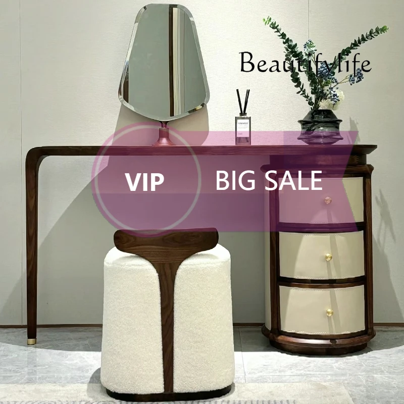 Nl New Chinese-style Solid Wood Dressing Table Bedroom Modern Simple New Light Luxury Small Apartment Dressing Table
Nl New Chinese-style Solid Wood Dressing Table Bedroom Modern Simple New Light Luxury Small Apartment Dressing Table